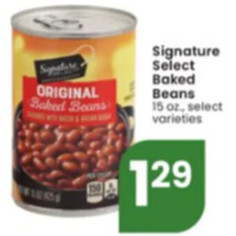 Albertsons Signature Select Baked Beans offer