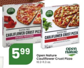 Albertsons Open Nature Cauliflower Crust Pizza offer
