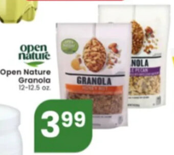 Albertsons Open Nature Granola offer