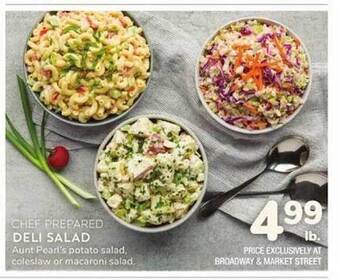 Albertsons Chef prepared deli salad offer