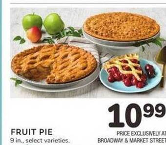 Albertsons Fruit pie offer