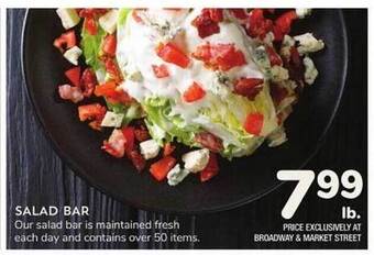 Albertsons Salad bar offer
