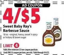 Festival Foods Sweet baby ray's barbecue sauce offer