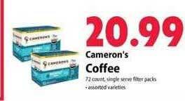 Festival Foods Cameron's coffee offer