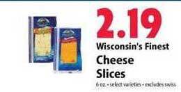 Festival Foods Wisconsin's finest cheese slices offer
