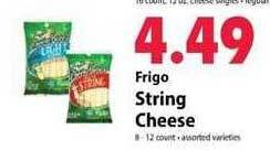 Festival Foods Frigo string cheese offer