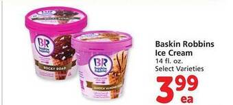 Safeway Baskin robbins ice cream offer
