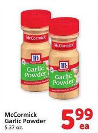 Safeway Mccormick garlic powder offer