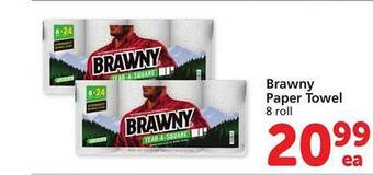 Safeway Brawny paper towel offer