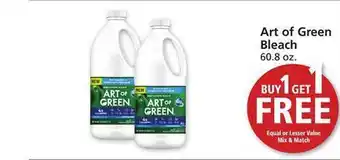 Safeway Art of green bleach offer