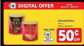 Safeway Almond roca offer