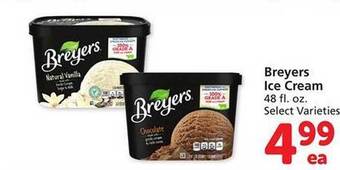 Safeway Breyers ice cream offer