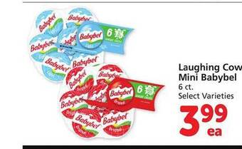 Safeway Laughing cow mini babybel offer