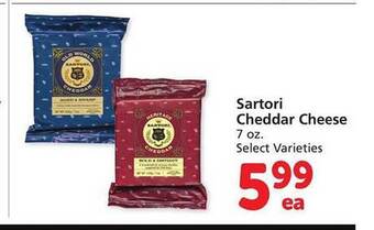 Safeway Sartori cheddar cheese offer