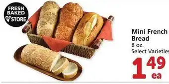 Safeway Mini french bread offer