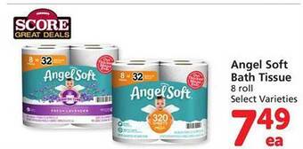 Safeway Angel soft bath tissue offer