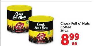 Safeway Chock full o' nuts coffee offer