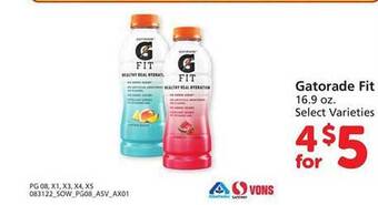 Safeway Gatorade fit offer