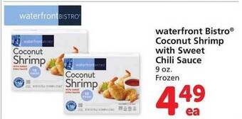 Vons Waterfront bistro coconut shrimp with sweet chili sauce offer