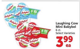 Vons Laughing cow mini babybel offer