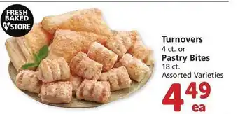 Vons Turnovers or pasty bites offer