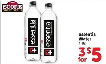 Vons Essentia water offer