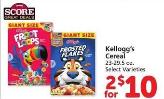 Vons Kellogg's cereal offer