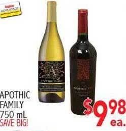 Ingles Markets Apothic family offer