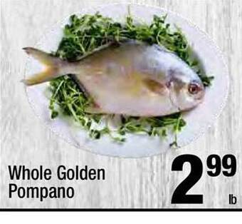 Super King Markets Whole golden pompano offer