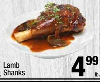 Super King Markets Lamb shanks offer