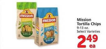 Vons Mission tortilla chips offer
