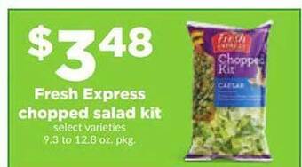 Hy-Vee Fresh express chopped salad kit offer