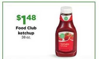 Hy-Vee Food club ketchup offer