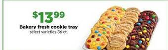 Hy-Vee Bakery fresh cookie tray offer