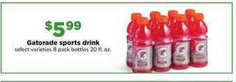 Hy-Vee Gatorade sports drink offer