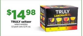 Hy-Vee Truly seltzer offer