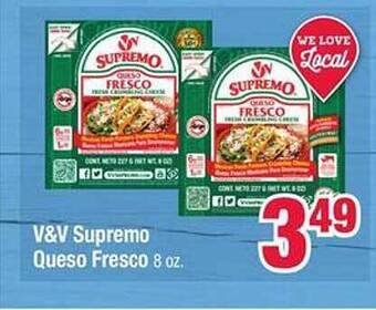 Jewel-Osco V&v supremo queso fresco offer