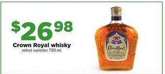 Hy-Vee Crown royal whisky offer