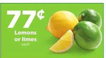Hy-Vee Lemons or limes offer