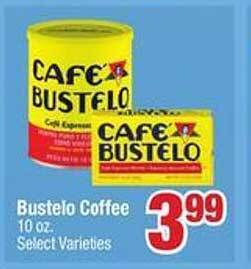 Jewel-Osco Bustelo coffee offer