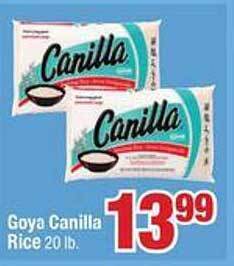 Jewel-Osco Goya canilla rice offer