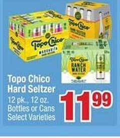 Jewel-Osco Topo chico hard seltzer offer