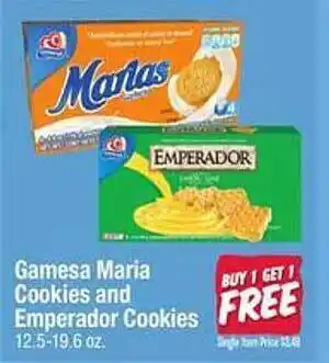 Jewel-Osco Gamesa maria cookies and emperador cookies offer