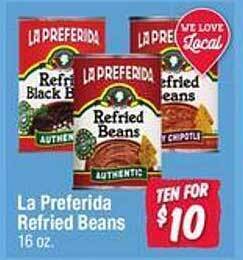 Jewel-Osco La preferida refried beans offer