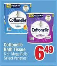 Jewel-Osco Cottonelle bath tissue offer