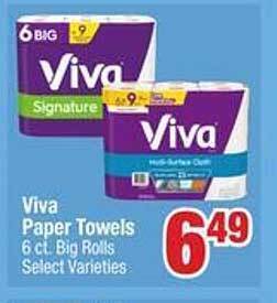 Jewel-Osco Viva paper towels offer
