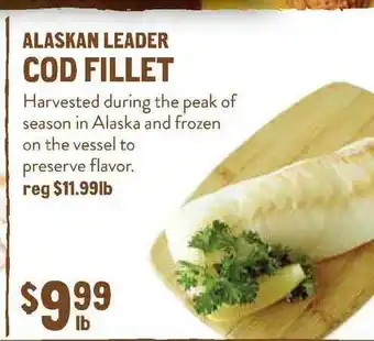 New Seasons Market Alaskan Leader Cod Fillet offer