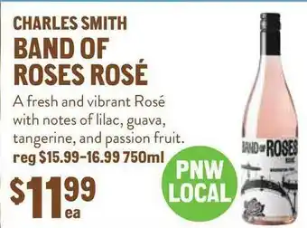 New Seasons Market Charles Smith Band Of Roses Rose offer