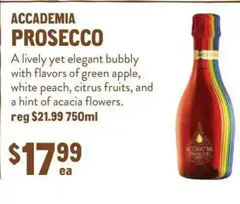 New Seasons Market Accademia Prosecco offer