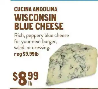 New Seasons Market Cucina Andolina Wisconsin Blue Cheese offer